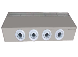 吊頂水平射流式風(fēng)機(jī)盤(pán)管